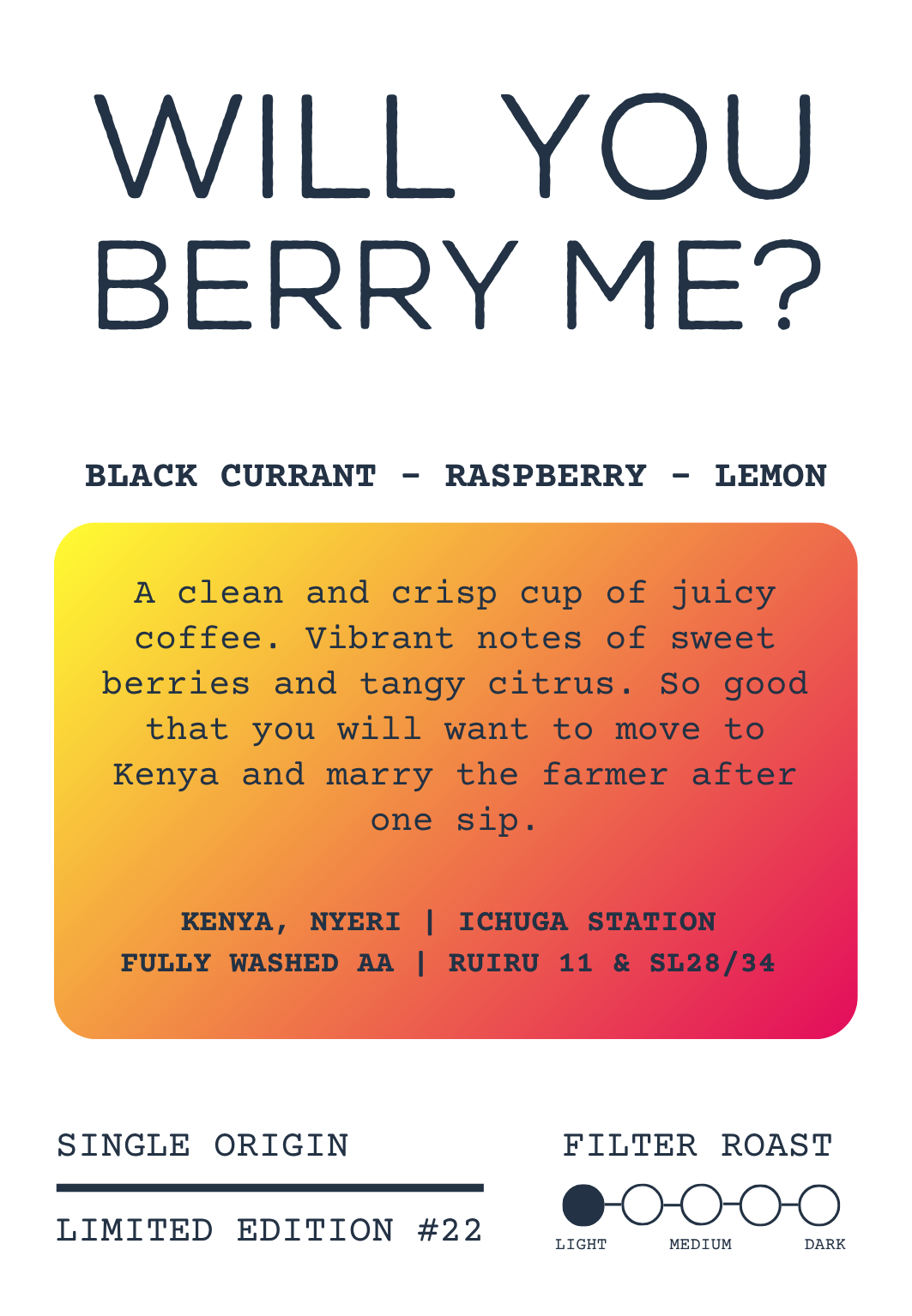 Photo of Will You Berry Me